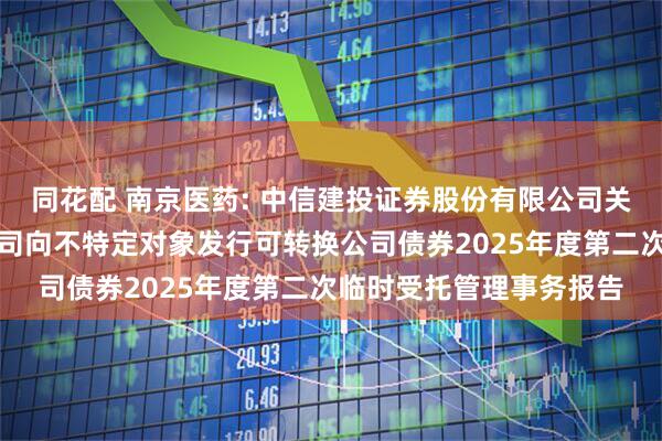同花配 南京医药: 中信建投证券股份有限公司关于南京医药股份有限公司向不特定对象发行可转换公司债券2025年度第二次临时受托管理事务报告