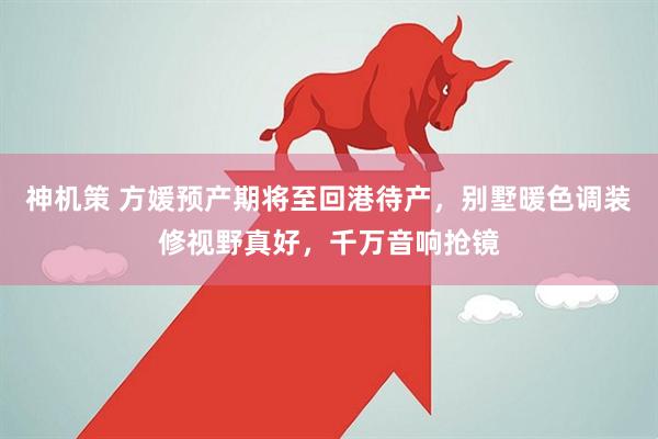神机策 方媛预产期将至回港待产，别墅暖色调装修视野真好，千万音响抢镜