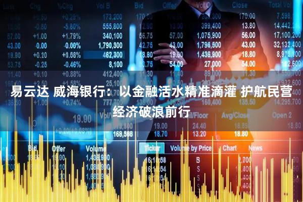 易云达 威海银行：以金融活水精准滴灌 护航民营经济破浪前行