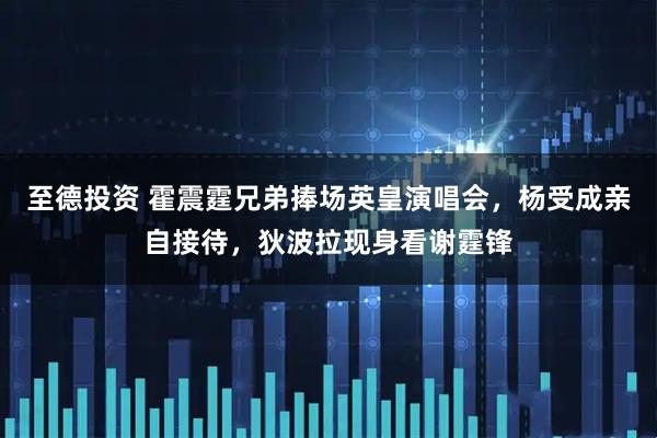 至德投资 霍震霆兄弟捧场英皇演唱会，杨受成亲自接待，狄波拉现身看谢霆锋